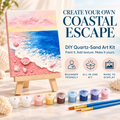 Pink Coastal Escape DIY Quartz-Sand Art Kit